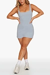 yoga in a dress